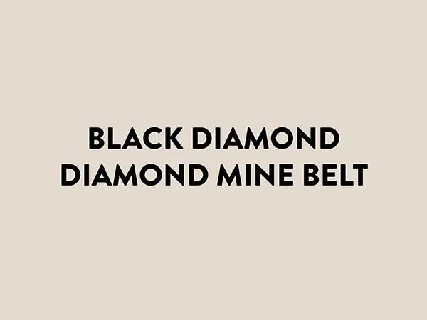 Black Diamond - Diamond Mine Belt - Black Diamond Diamond Mine Belt Px