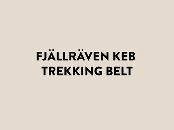 Fjällräven Keb Trekking Belt - Fjallraven Keb Trekking Belt Px