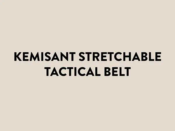 Kemisant Stretchable Tactical Belt - Kemisant Stretchable Tactical Belt Px