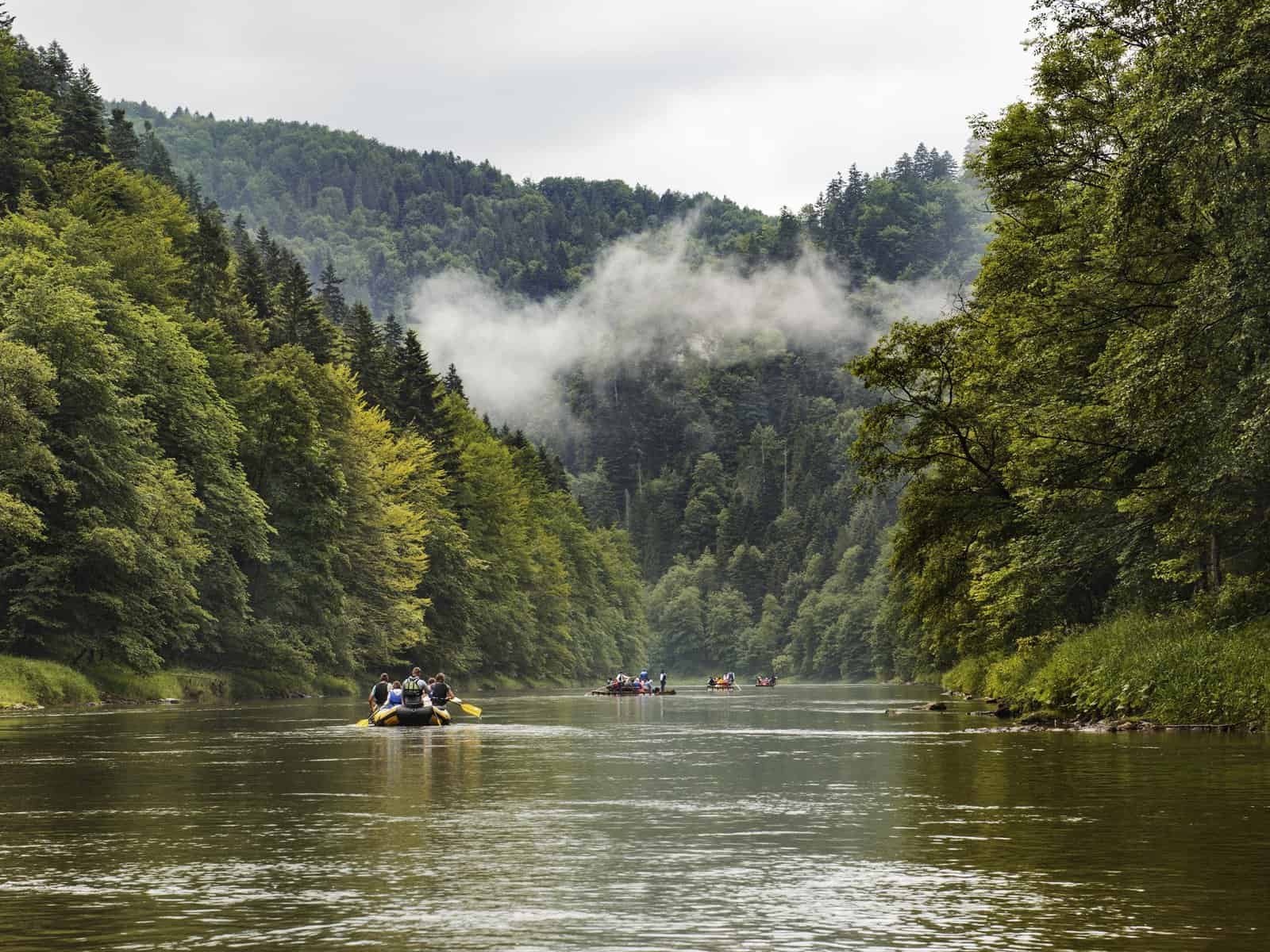 rafting on Dunajec River poland