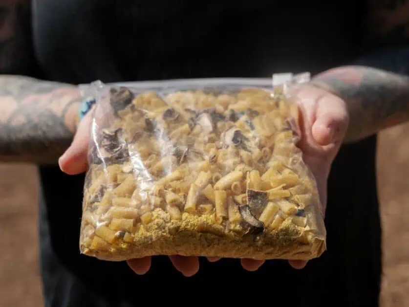 packaged dehydrated backpacking mac and cheese