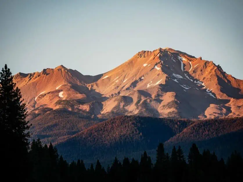 Mt. Shasta pictured from Lake Siskiyou