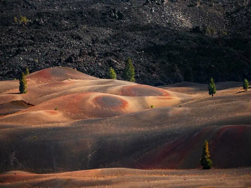 painted sand dunes lassen volcanic