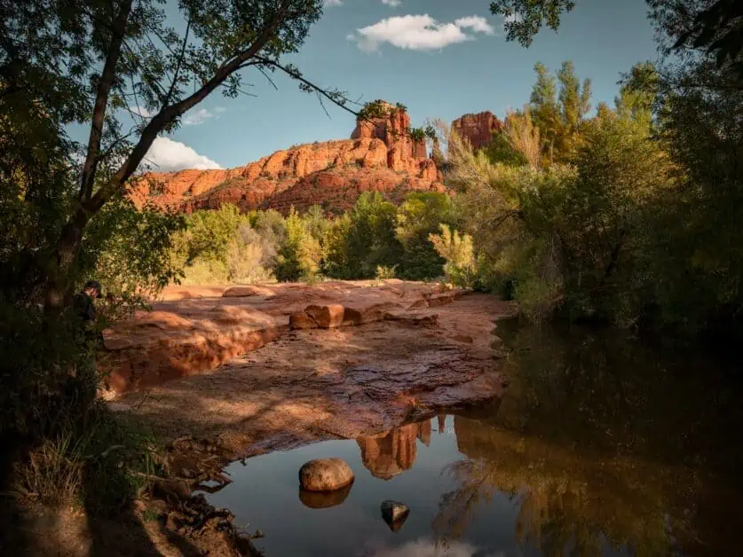 Crescent Moon Ranch with view of Cathedral Rock, Sedona, Arizona