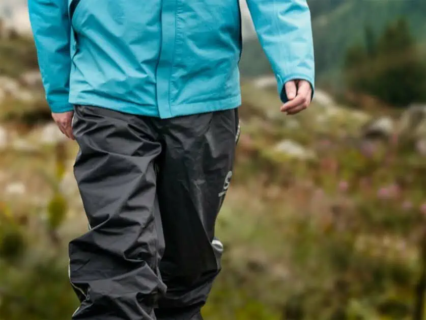 Showers Pass transit trousers for waterproof hiking