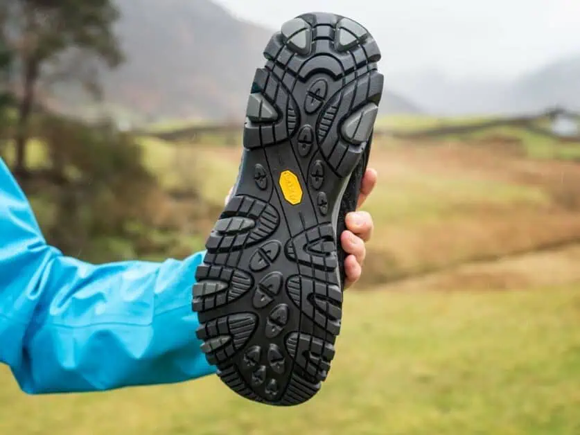 traction merrell hiking shoe